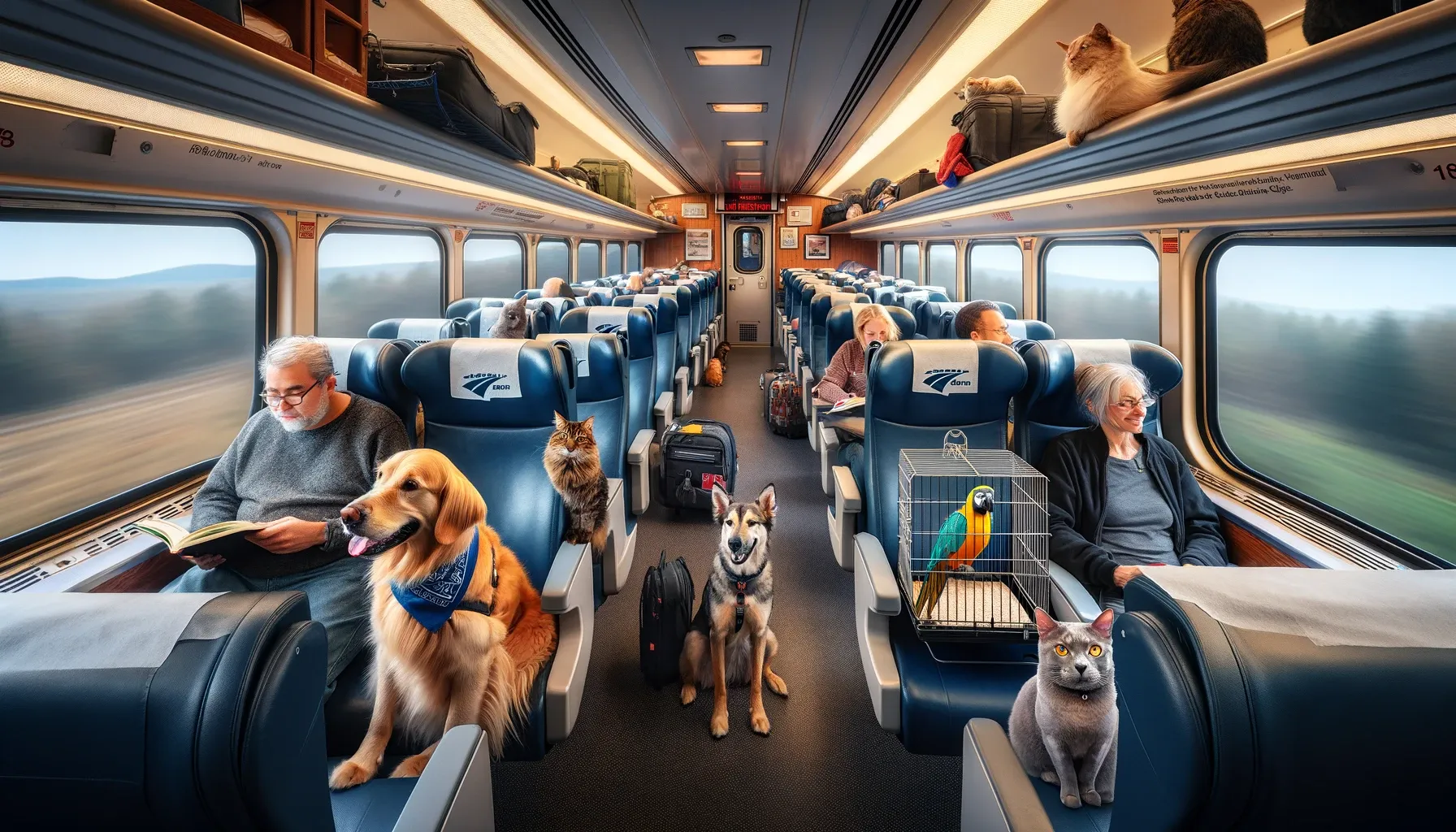 Can Pets Travel on Amtrak Auto Train