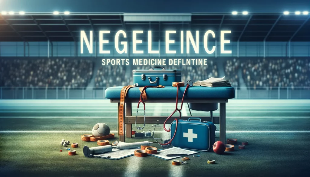 Negligence Sports Medicine Definition